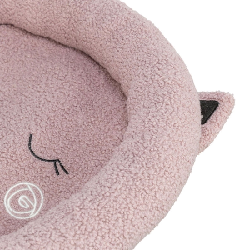 Trixie Junior Katzenbett rund rosa weiches Kuschelbett für Katzen