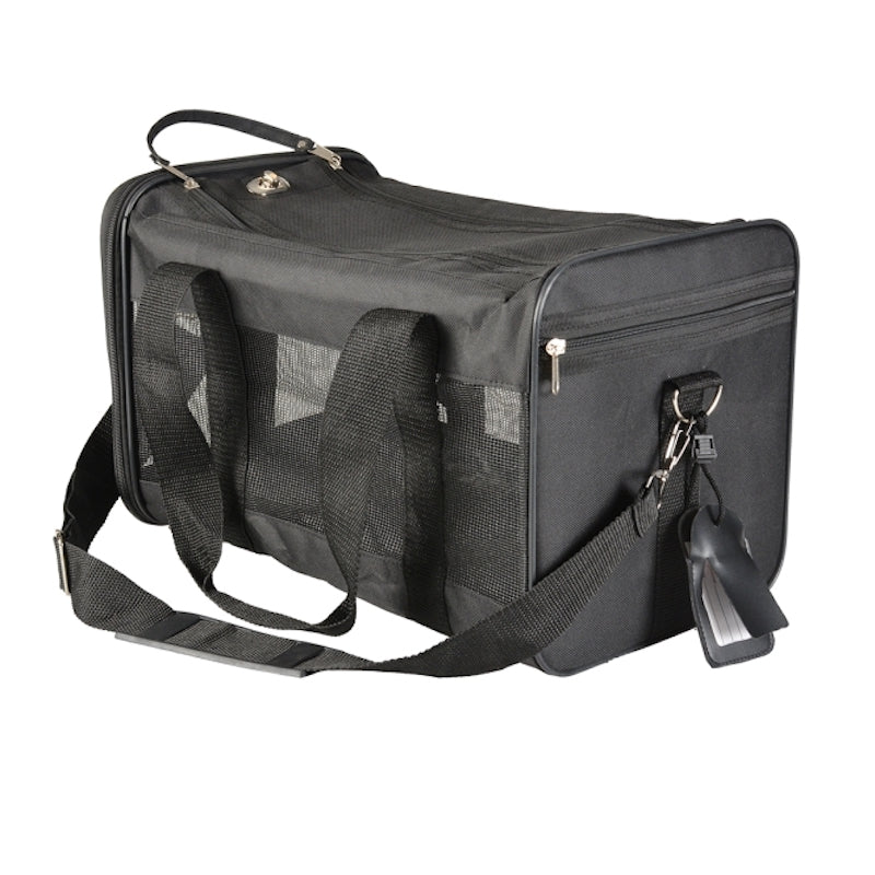 DuvoPlus Katzentransport Tasche Nylon M 50 x 27 x 29 cm bis 7kg