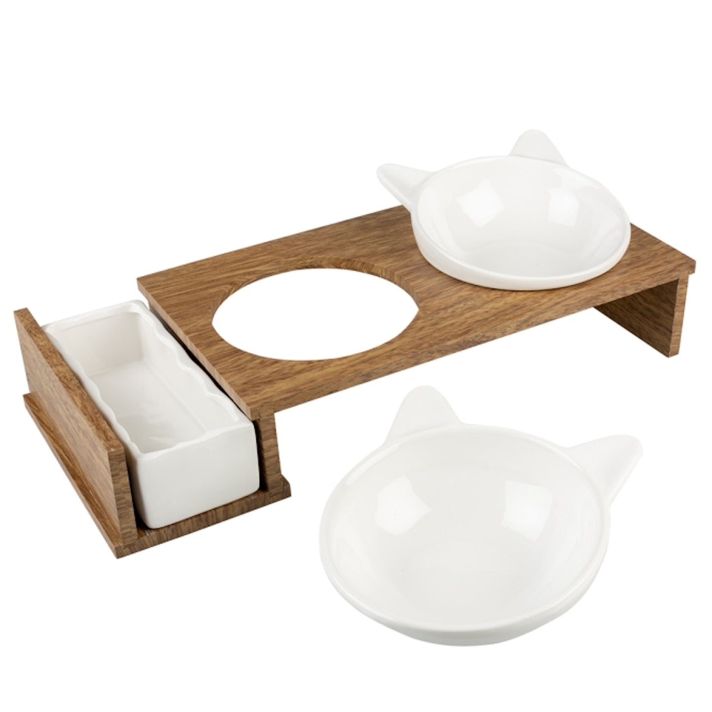 Duvoplus Dinner Set Stone UP Kitty Face für Katzen