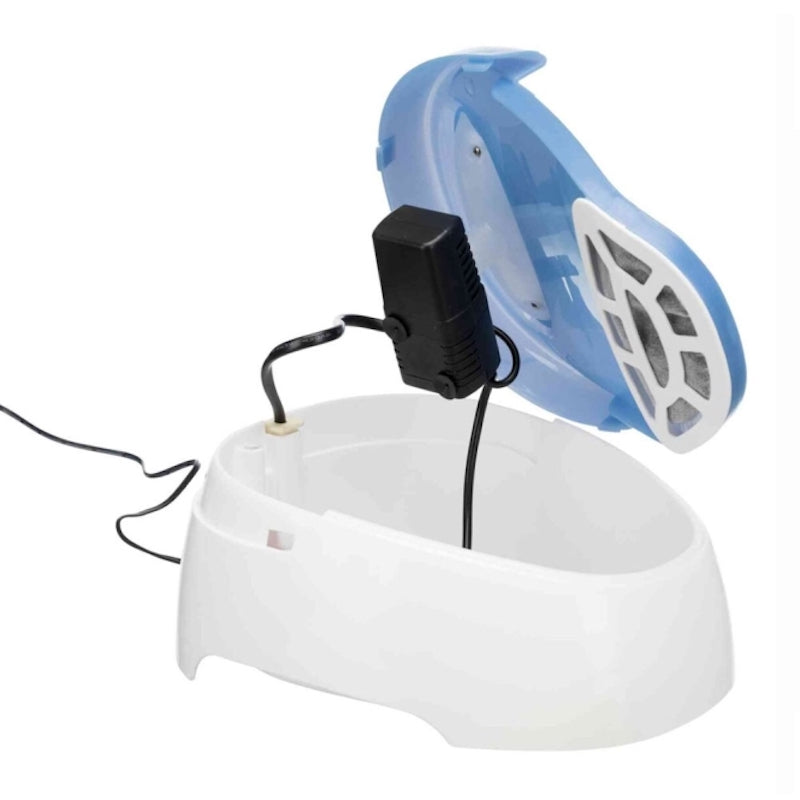 Trixie Trinkbrunnen Duo Stream mit Aktivkohlefilter 1 Liter