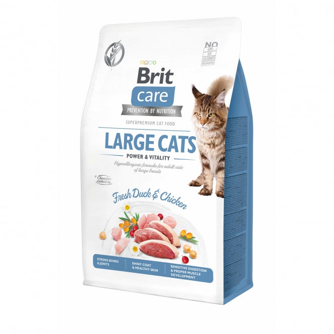 Brit Care Cat Grain-Free Large Cats Power & Vitality Trockenfutter
