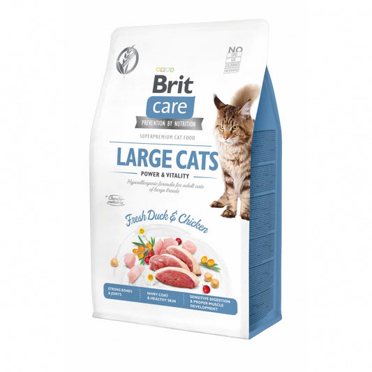 Brit Care Cat Grain-Free Large Cats Power & Vitality Trockenfutter