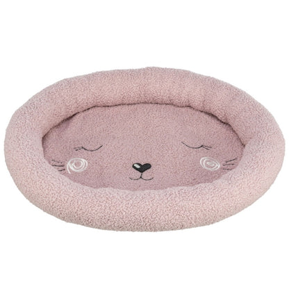 Trixie Junior Katzenbett rund rosa weiches Kuschelbett für Katzen