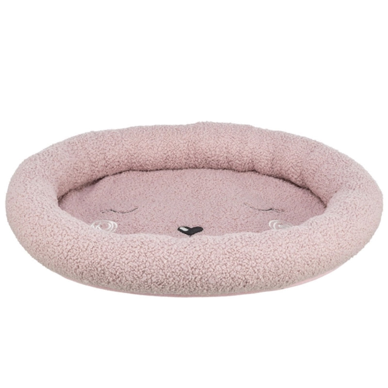 Trixie Junior Katzenbett rund rosa weiches Kuschelbett für Katzen