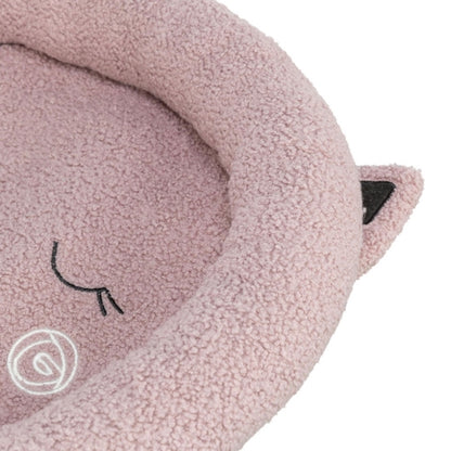 Trixie Junior Katzenbett rund rosa weiches Kuschelbett für Katzen