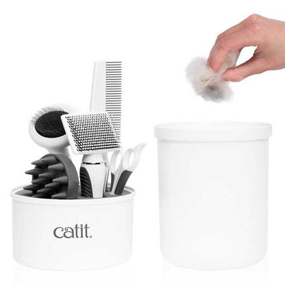 Catit Fellpflege Set Katze Komplett Bürsten Kamm Krallenschneider