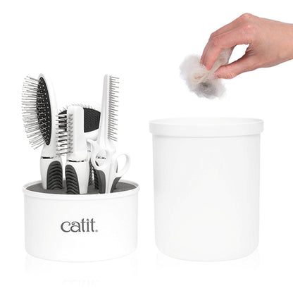 Catit Fellpflege Set für Mittel und Langhaarkatzen