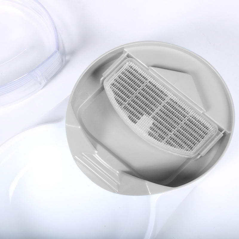 EBI Pet Feeder Futter und Wasserspender für Katzen Grau 1200 ml