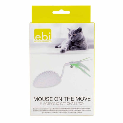 EBI Elektrische Spielmaus für Katzen mit USB und Bewegung