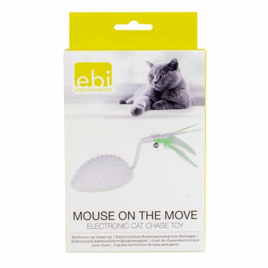 EBI Elektrische Spielmaus für Katzen mit USB und Bewegung