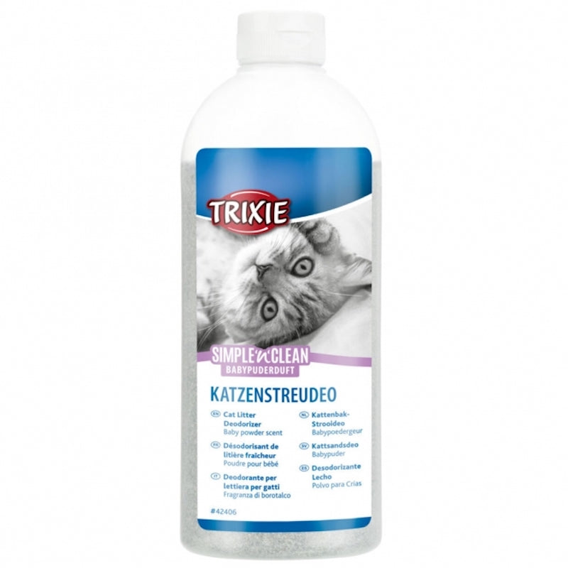 Trixie Katzenstreu Deo Babypuderduft Geruchsneutralisierer 750 g