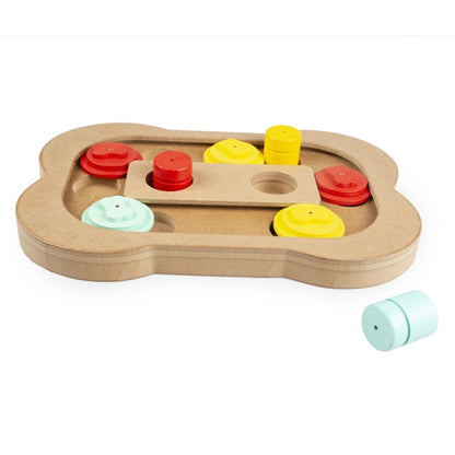 Katzen Intelligenzspielzeug Snack Puzzle Knochen