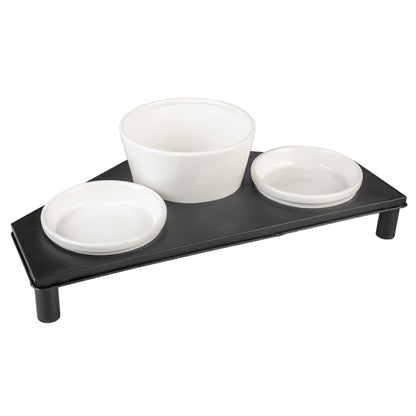 Duvoplus Napfset Stone UP Buffet Triangle für Katzen