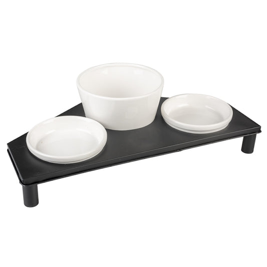Duvoplus Napfset Stone UP Buffet Triangle für Katzen